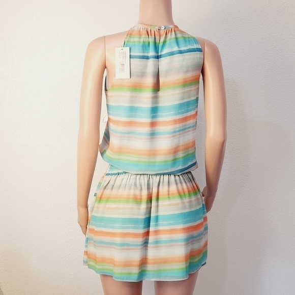Ramy Brook Printed Paris Sleeveless Dress Multi Color Size: XS - Picture 9 of 15